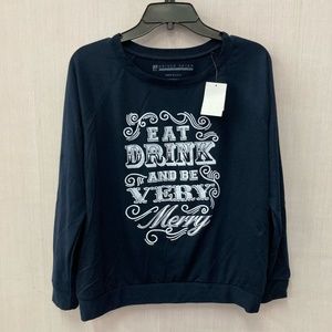 NWT Prince Peter Eat Drink and Be Merry Sweatshirt